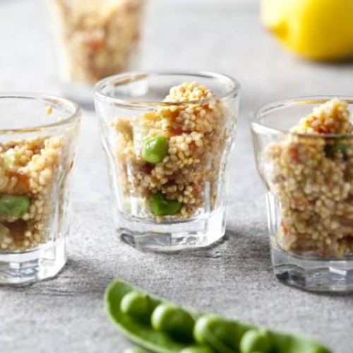 Crema de mijo con verduras